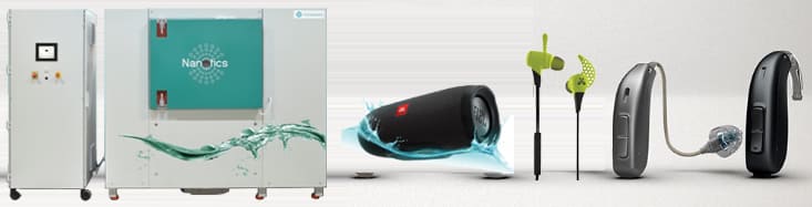 Europlasma 无卤素涂层设备实现助听器 IP68 等级防水