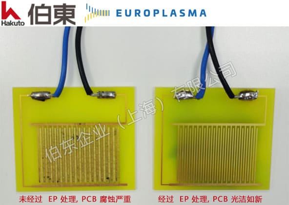 Europlasma 等离子表面处理设备 PCB 耐腐蚀能力实验