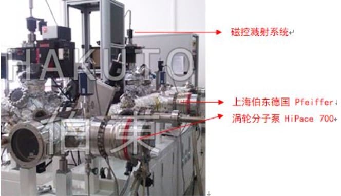 分子泵应用于磁控溅射系统