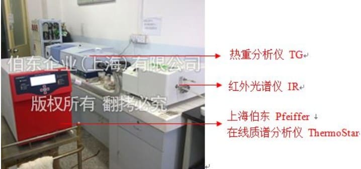 质谱分析仪与红外光谱仪和热重联用