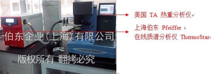 质谱分析仪与热重联用