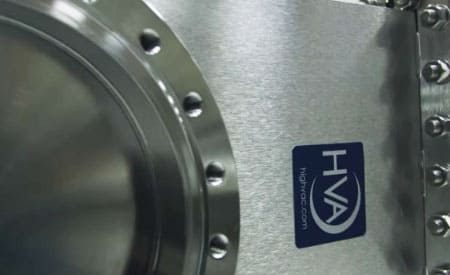 上海伯东美国 HVA 真空插板阀应用于半导体管道中