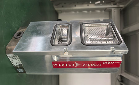 上海伯东 Pfeiffer 普发分流式分子泵  SplitFlow 80 应用于氦质谱检漏仪